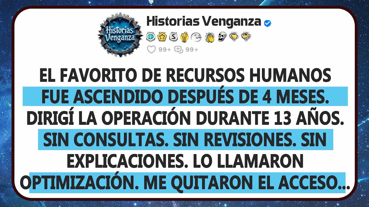 El Favorito De Rr.hh. Fue Ascendido Después De 4 Meses. Yo Dirigiría La Operación Durante 13 Años.