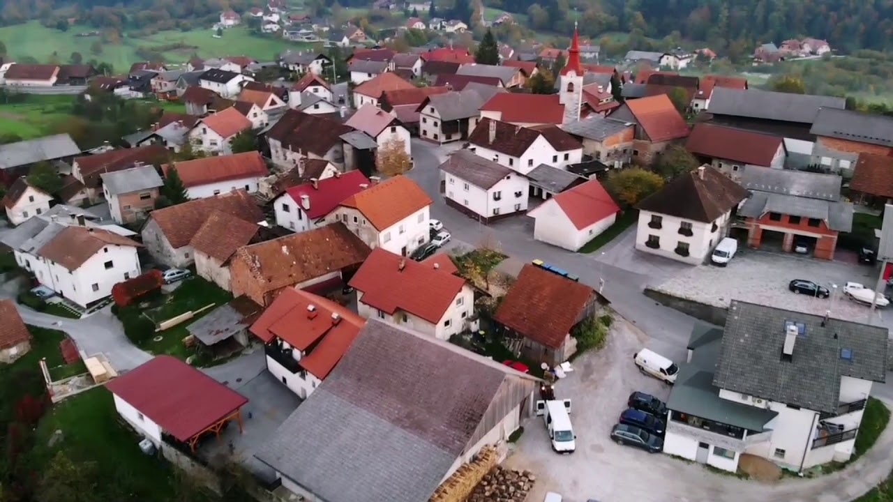 Kamnik pod Krimom iz zraka