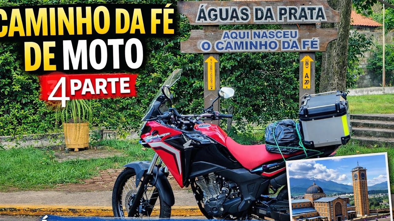 Caminho da Fé de Moto (4ª Parte) | Chuva, Queda e Superação até Aparecida