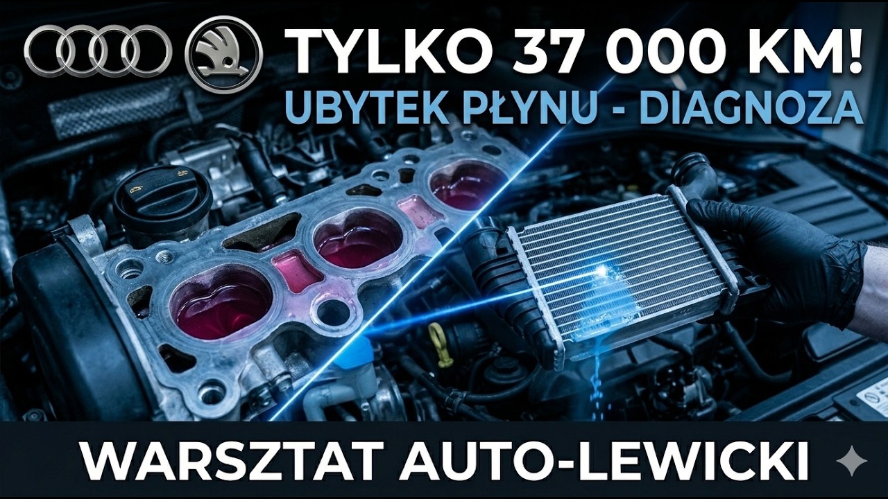 #01 Ubytek płynu chłodniczego 1,5Tsi 2020r #skoda #warsztatsamochodowy #vw