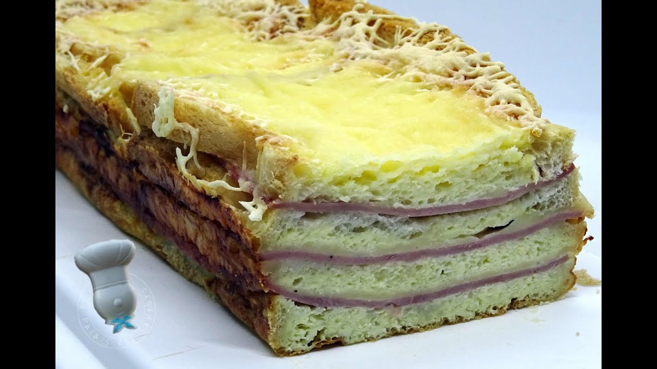 Recette de croque cake cordon bleu
