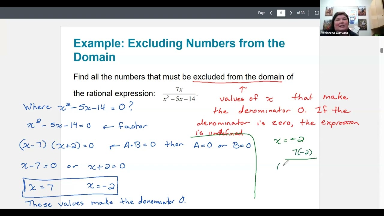 MATH 1414: Section P.6 - Part 1