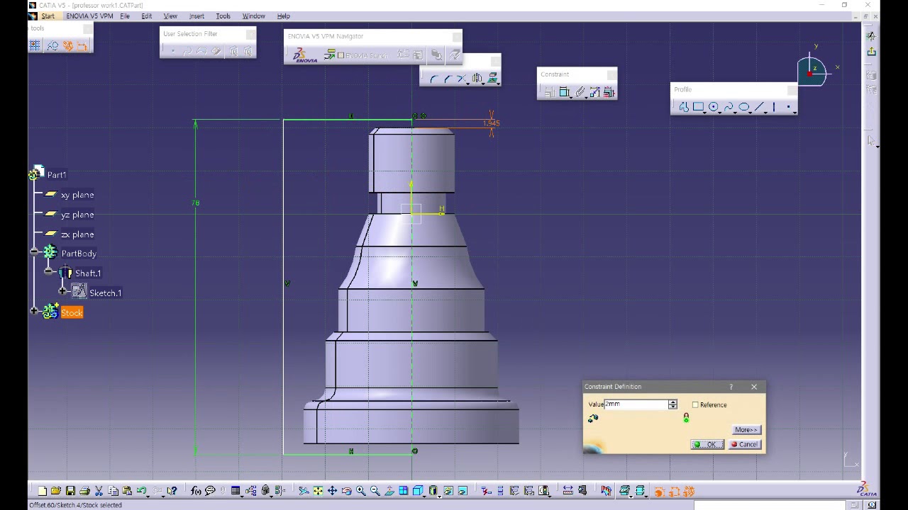 [ADLAMLAB][CATIA CAM] 1.1 Stock 만들기