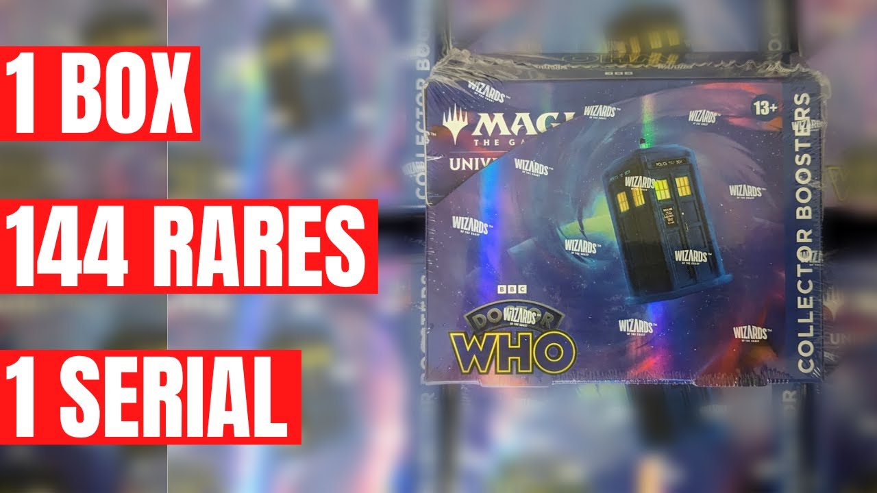 WHAT?! Doctor Who Collector Box Opening - So Many Rares/Mythics #MTG Ships 10/13
