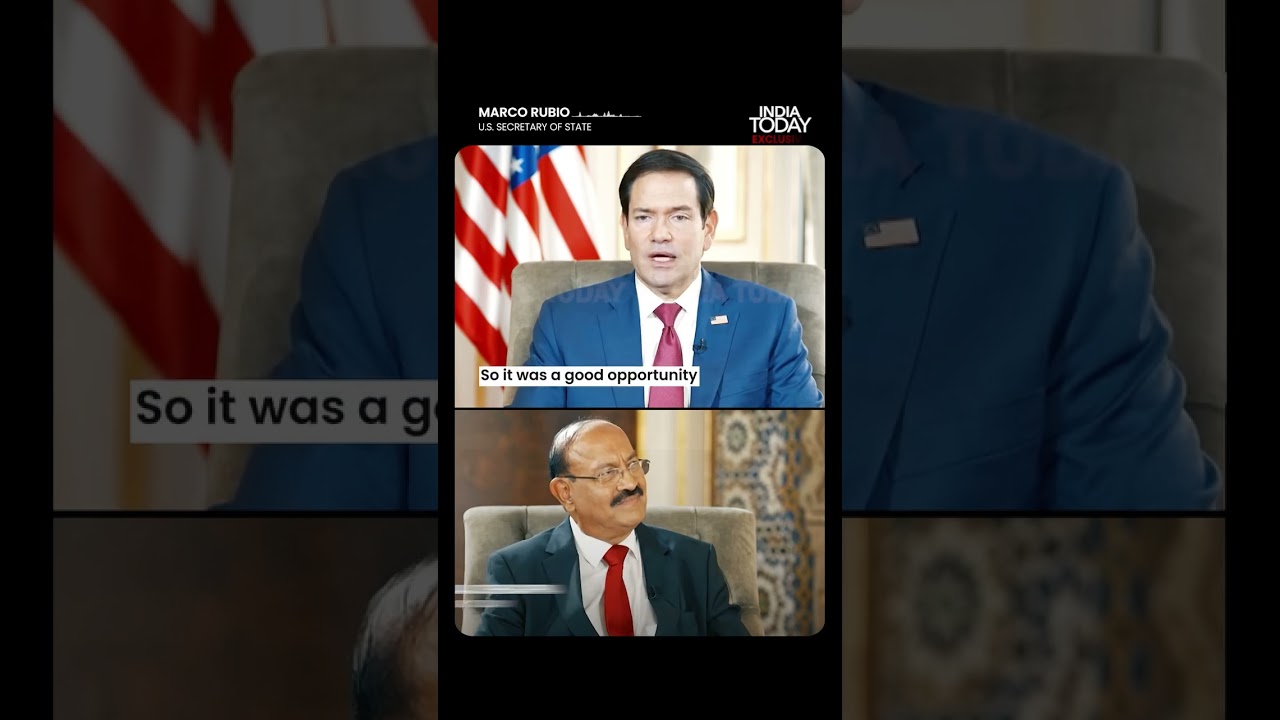 Marco Rubio Praises Reliance&rsquo;s Jamnagar Refinery During Exclusive India Today Interview #marcorubio