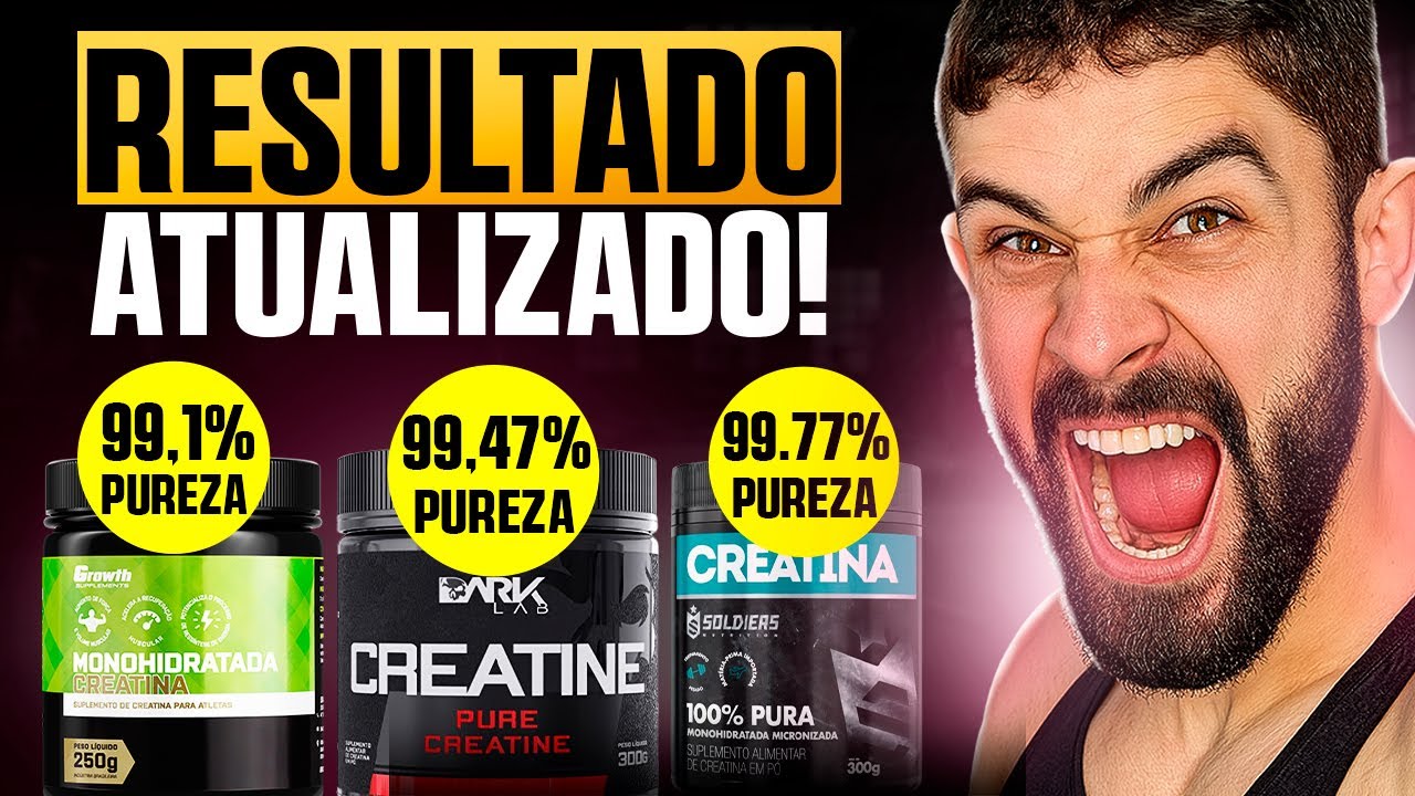 🔥TOP 10 CREATINAS APROVADAS MAIS PURAS DE 2025 | Ranking com Laudos e Custos