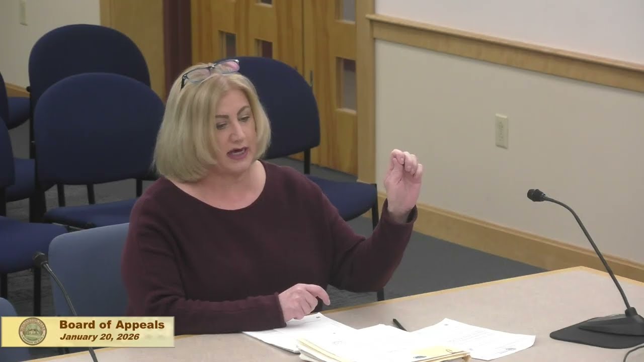 Board of Appeals - January 20, 2026