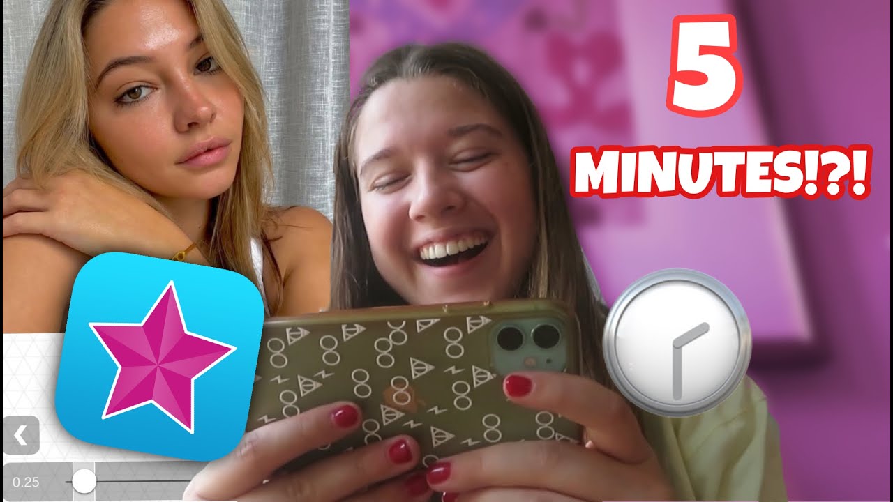 5 minute editing challenge! *VIDEO STAR* watch me edit!