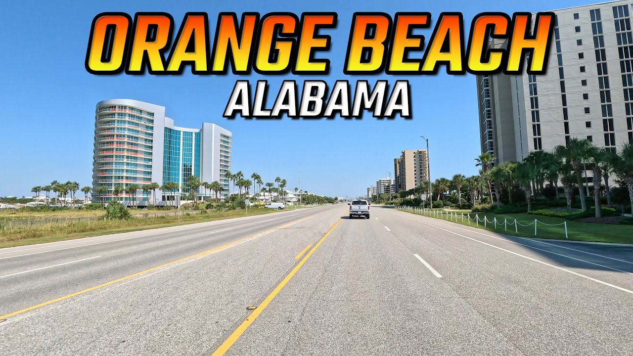 Orange Beach Alabama Driving Through