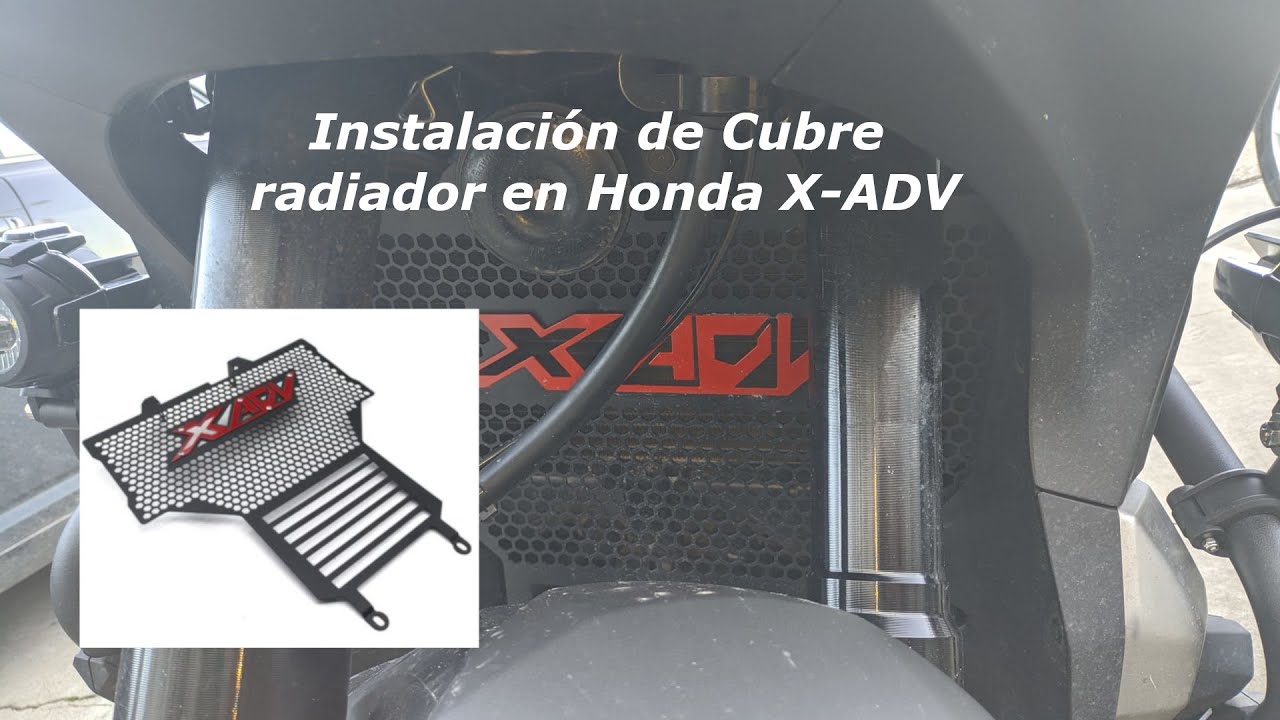 Tutorial X ADV CUBRE RADIADOR Montaje completo
