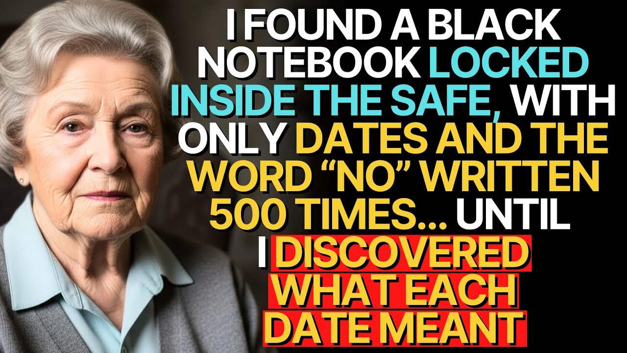 I FOUND A BLACK NOTEBOOK LOCKED INSIDE THE SAFE, WITH ONLY DATES AND...  👵🥀 STORY ABOUT THIS GRANDMA