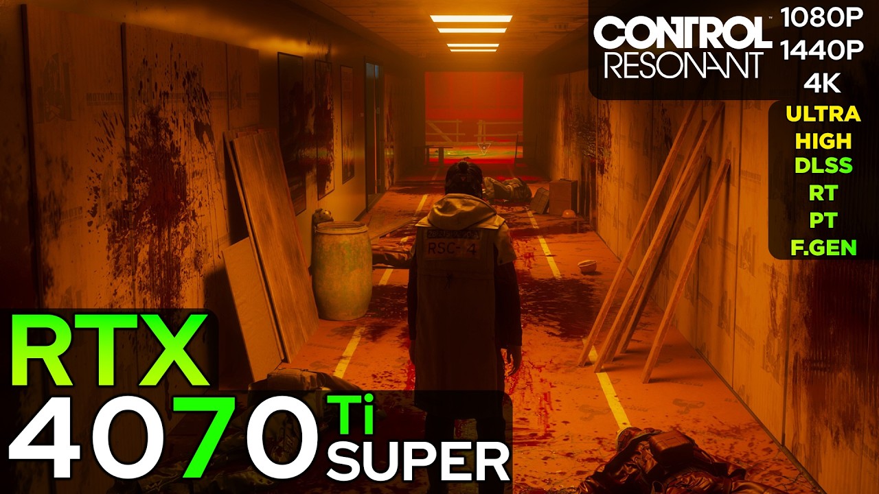 RTX 4070 Ti SUPER - CONTROL Resonant - Path Tracing Tested