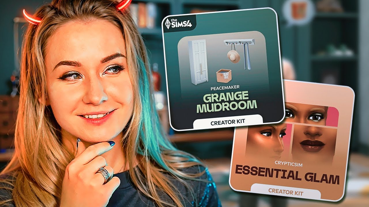 КОМПЛЕКТЫ, КОТОРЫЕ МЕНЯ УДИВИЛИ В СИМС 4 // The Sims 4 Essential Glam Kit, Grange Mudroom Kit