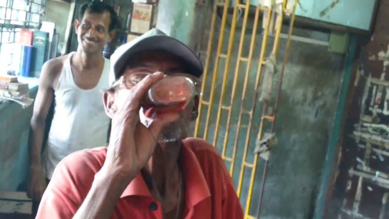 90 year old Indian man drink 🍷full bottle  rum in 4 second