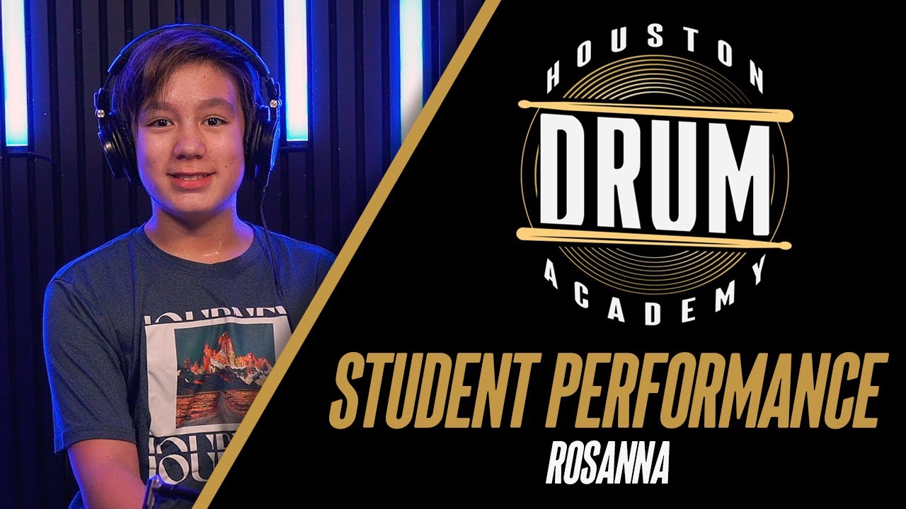 ROSANNA| DRUM COVER | STUDENT PERFORMANCE