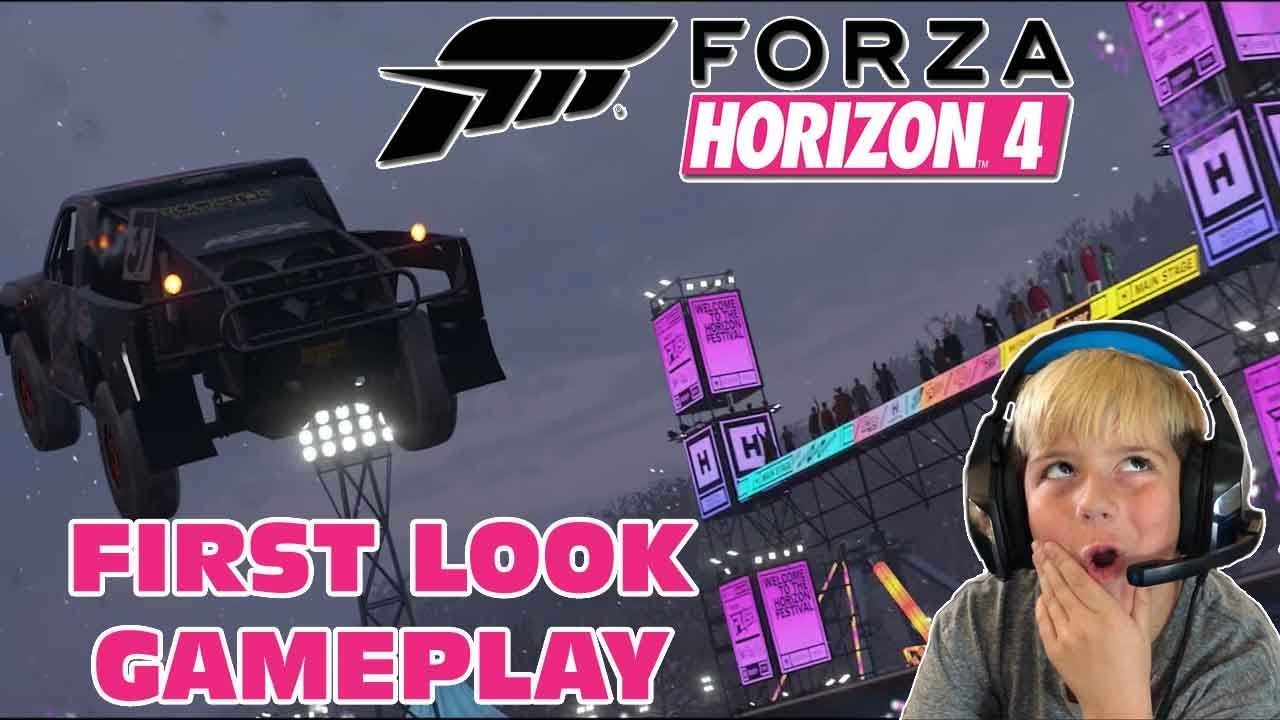 Forza Horizon 4 Gameplay, Racing, Free-Roam- FIRST LOOK