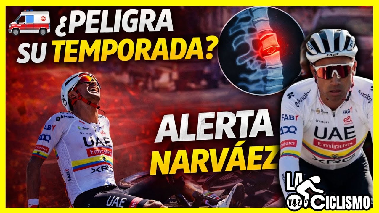 🚑 ¿PELIGRA LA TEMPORADA DE JHONATAN NARVÁEZ TRAS SU BRUTAL CAÍDA EN AUSTRALIA? 🩻🔥LA VOZ DEL CICLISMO