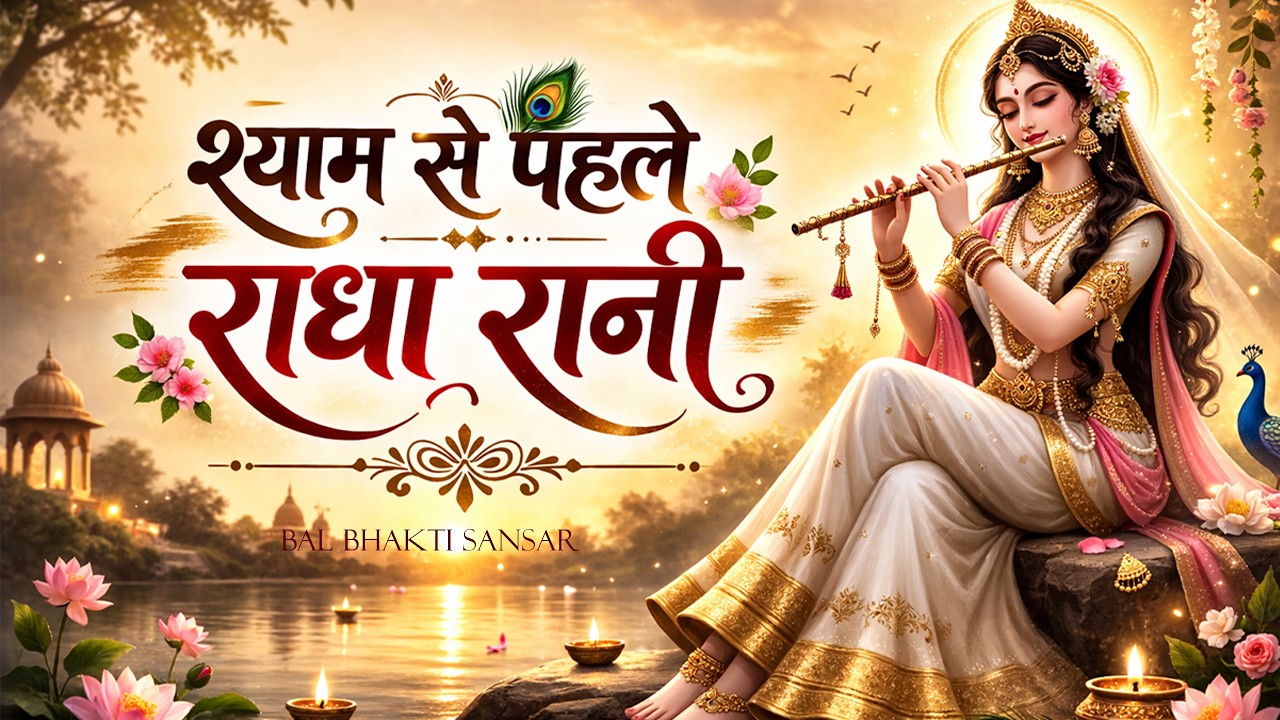 Shyam Se Pehle Radha Rani – The Divine Glory of Radha Naam Sankirtan | Radha Naam Mahima Bhajan