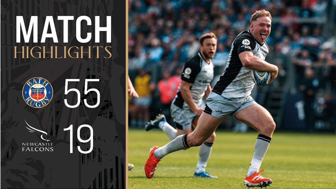 BATH SHOW THEIR CLASS AT THE REC | Match Highlights: Bath Rugby v Newcastle Falcons