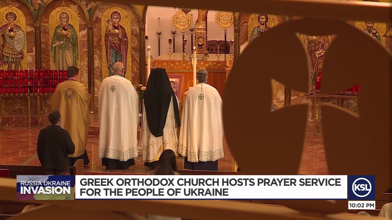 Utah Greek Orthodox Church hosts special prayer service for Ukraine