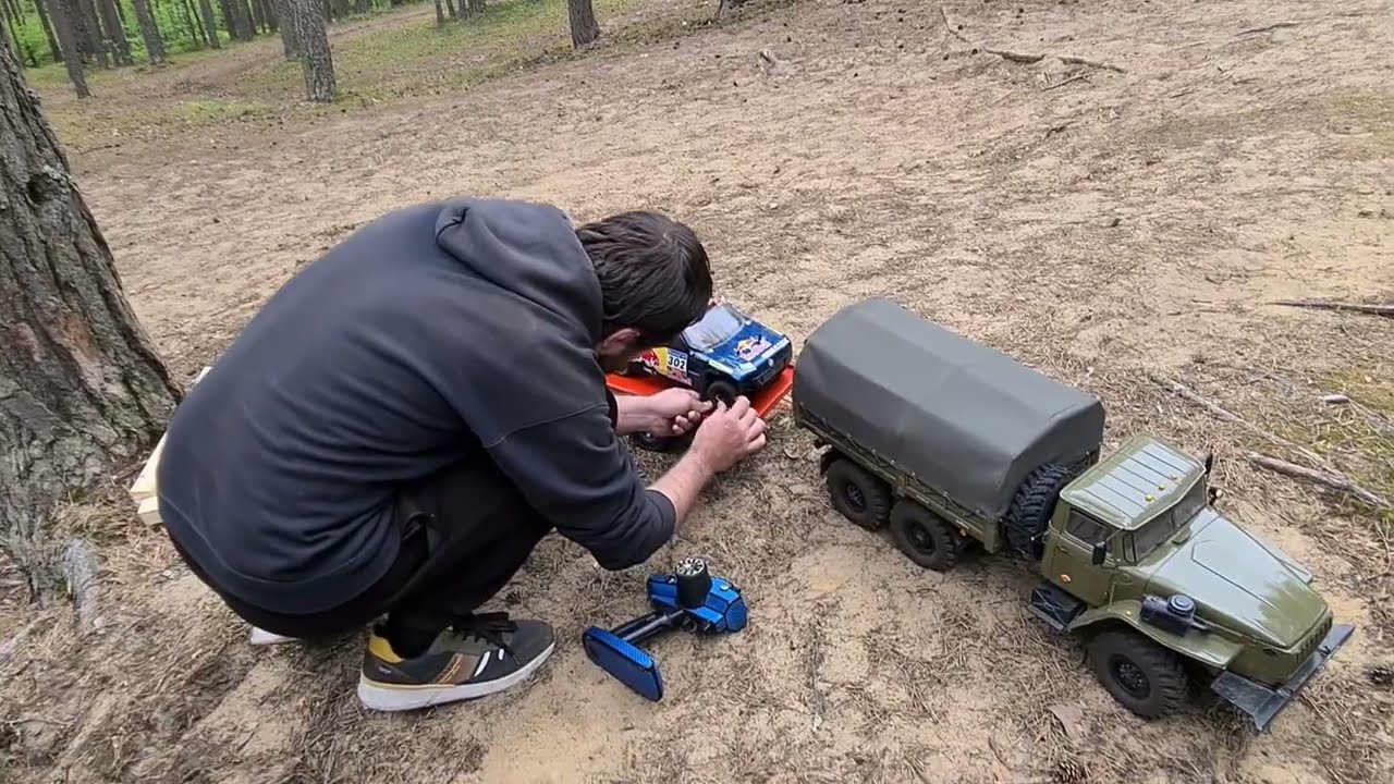 RC Урал 4320 1/10. Грузовой RC off-road. Модельный HardBody-слёт ФТ 2022