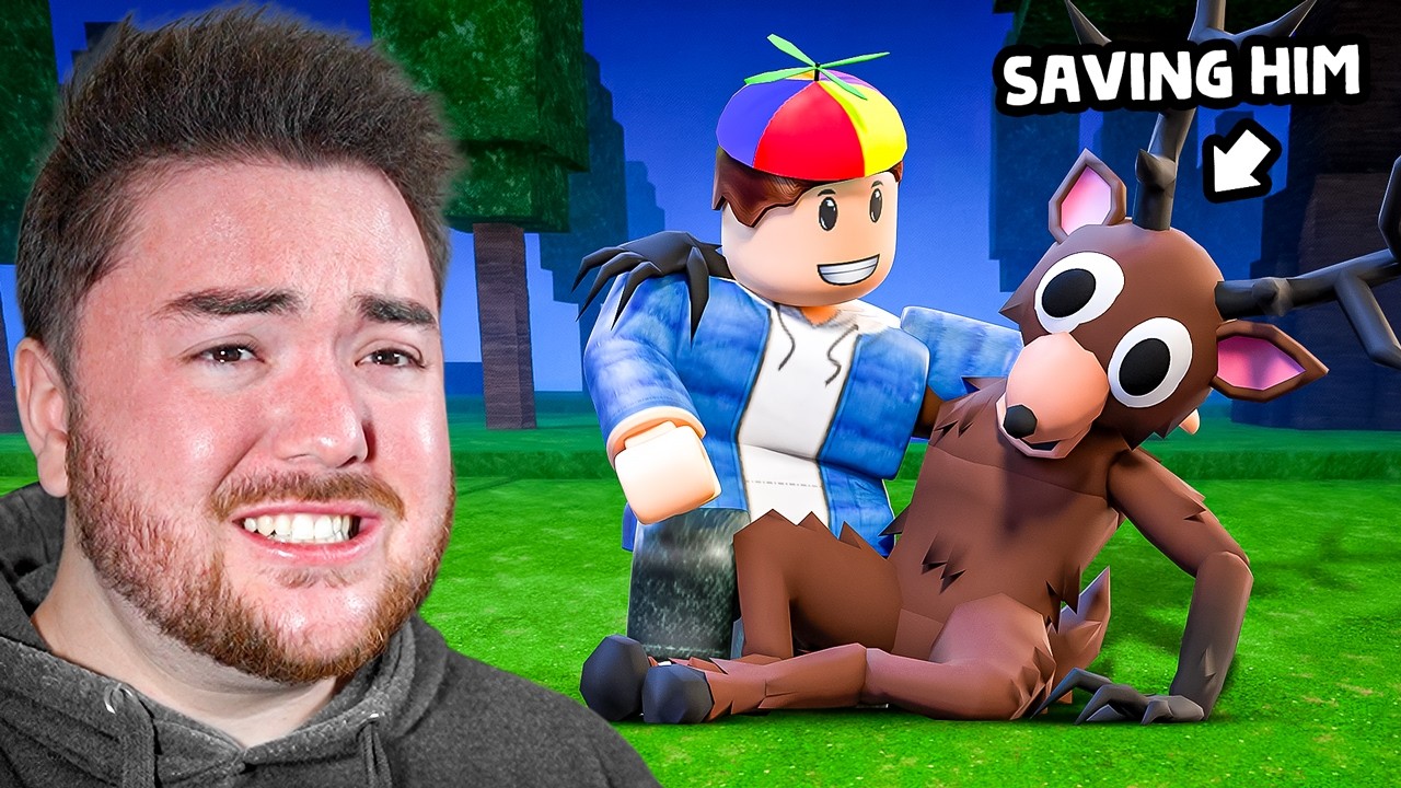 THE DEER IS HURT... (I saved him) | 99 Nights in the Forest