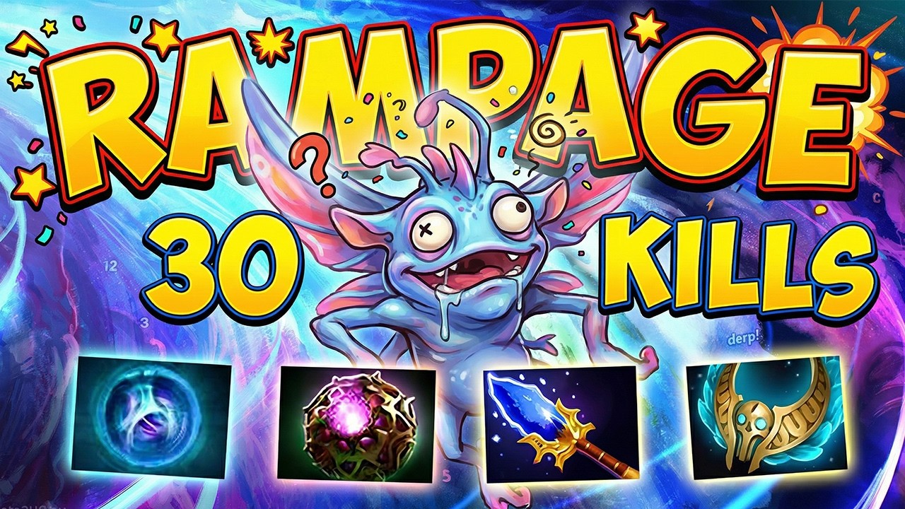 Rampage + 30 Kills Puck Dota 2 !! Puck Dota 2 Mid Pro Gameplay Tutorial Support Guide 7.41