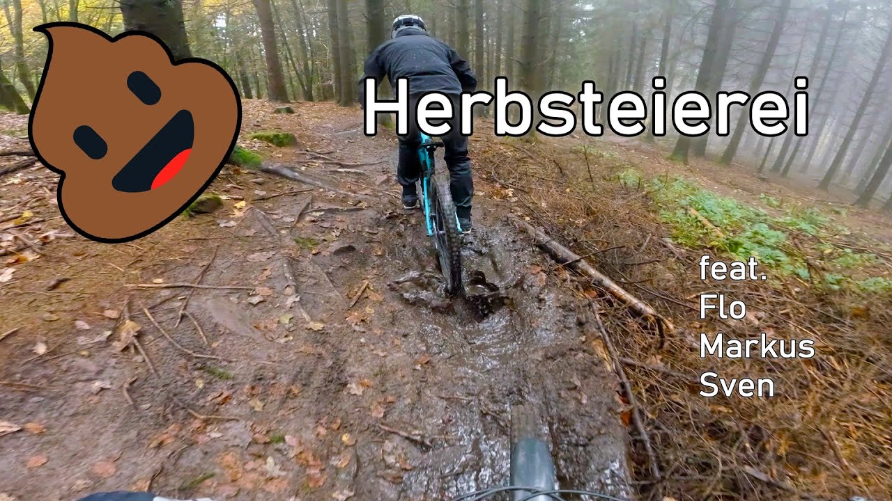 Let's Ride MTB - Heidelberg // Königstuhl - Herbsteierei mit Flo, Markus und Sven