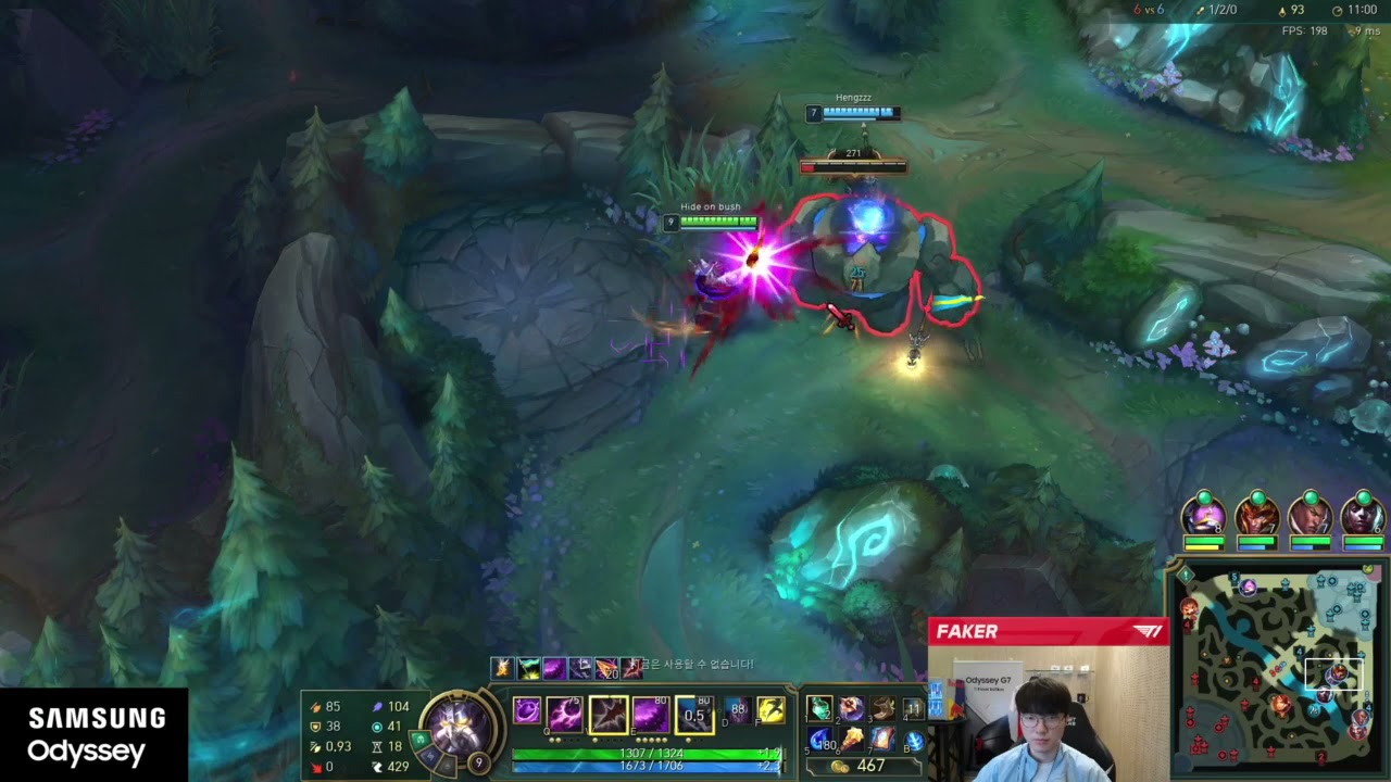 [FAKER] KASSADIN VS AURELION SOL - LEAGUE OF LEGENDS SEASON 11