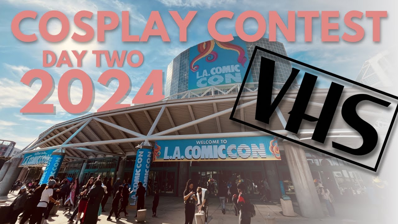 L.A. Comic Con 2024 Day 2 | Cosplay National Championship & Milk Cup | VHS Analog Camcorder 10/5/24