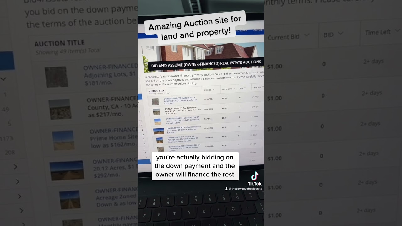 Bid 4 Assets - Awesome real estate auction site.