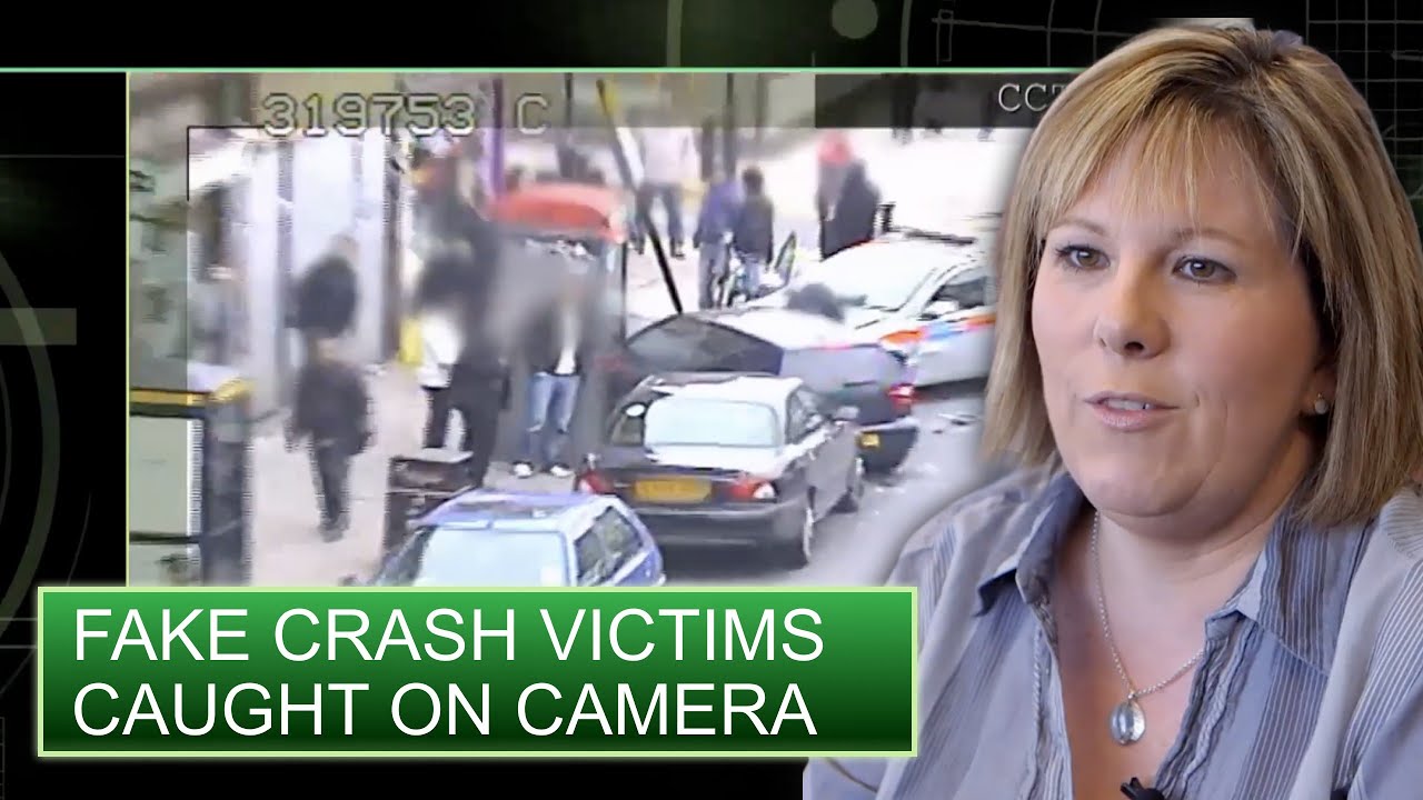CCTV Catches Insurance Fraudsters Red Handed UK Crash