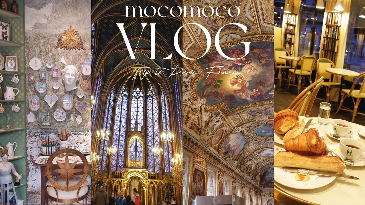 【Paris vlog】3泊5日フランス旅行Day2🇫🇷🥀大人気スポットを詰め込む贅沢な1日🏛️🥐ルーブル美術館/エッフェル塔/シャンゼリゼ通り/有名カフェ