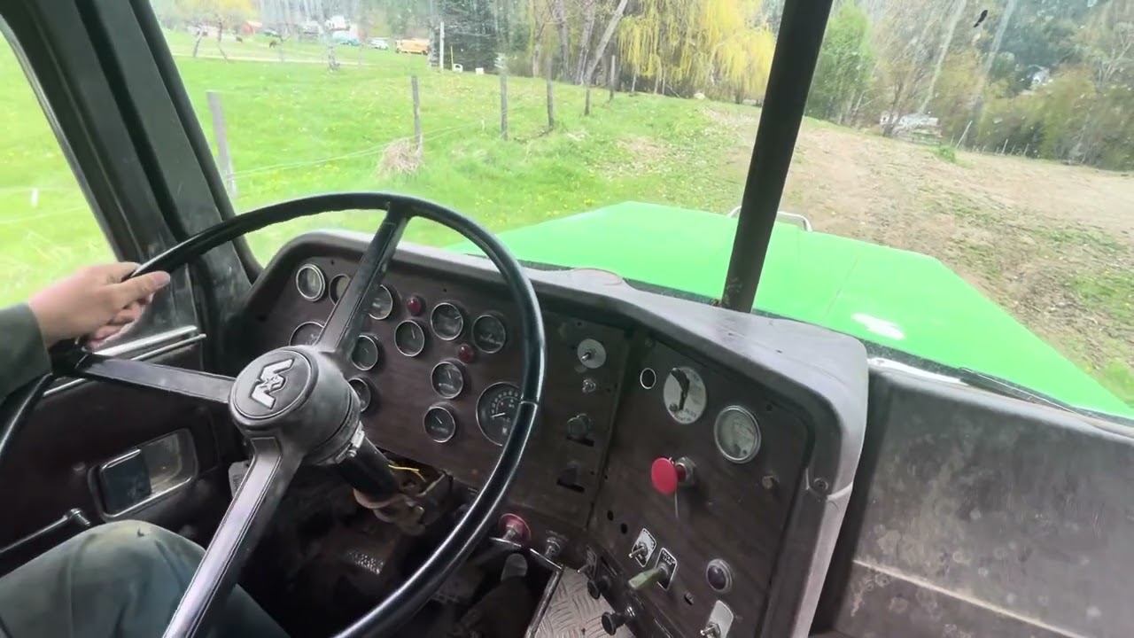 Screaming jimmy, 8v71 Detroit, floating gears (shifting without the clutch) no music, just pipes.