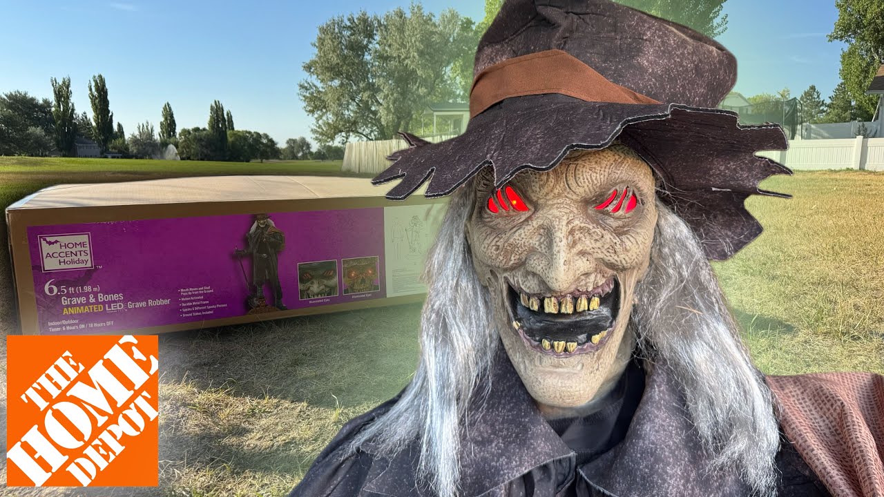Home Depot - Grave Robber Unboxing/Setup | Halloween 2025 Animatronic