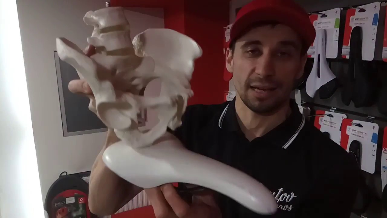 Анатомически правильное седло Specialized Body Geometry. Наглядно показываем разницу.