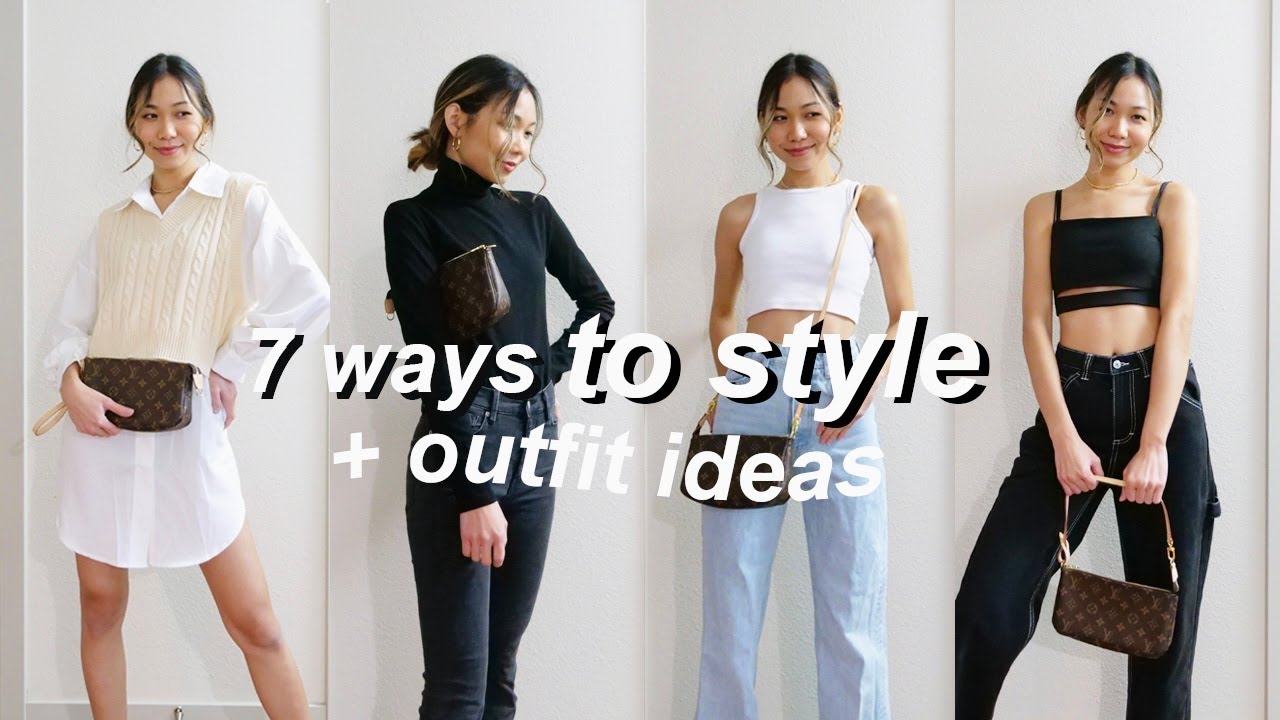 Louis Vuitton Pochette Accessoires | 7 ways to wear/ style your pochette | Streetwear Edition*