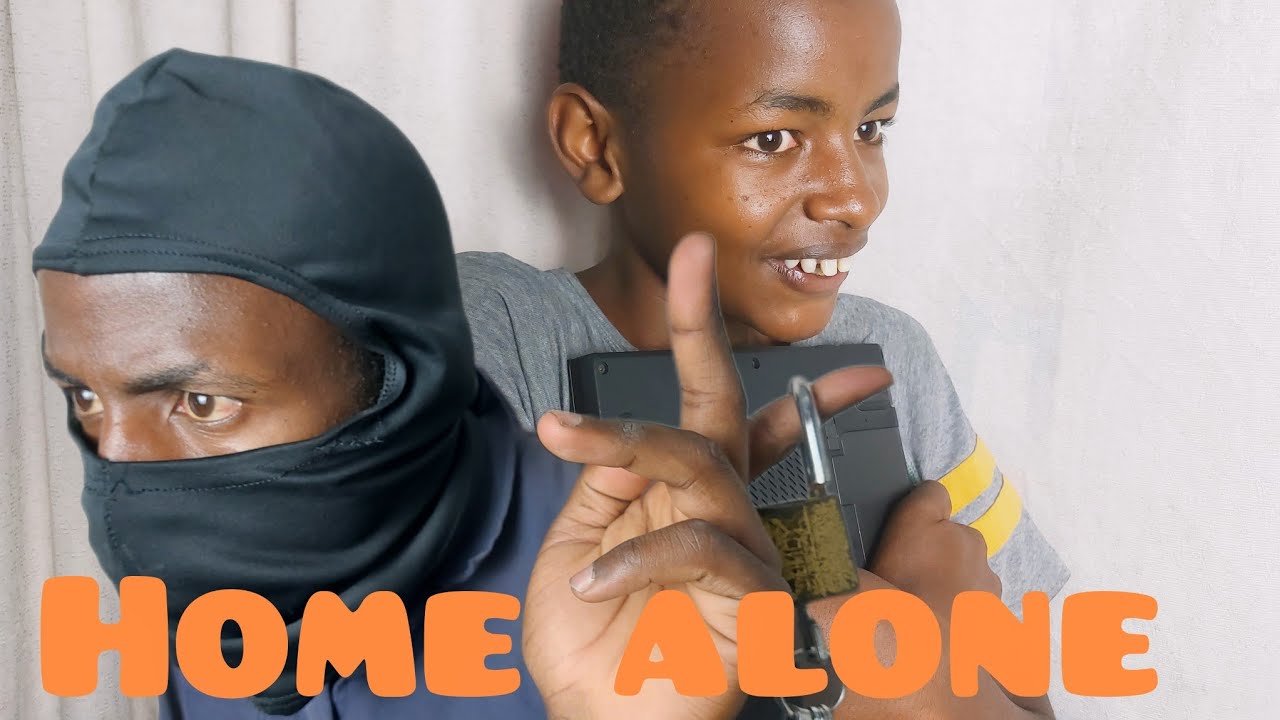 HOME ALONE : smart kid left home alone 