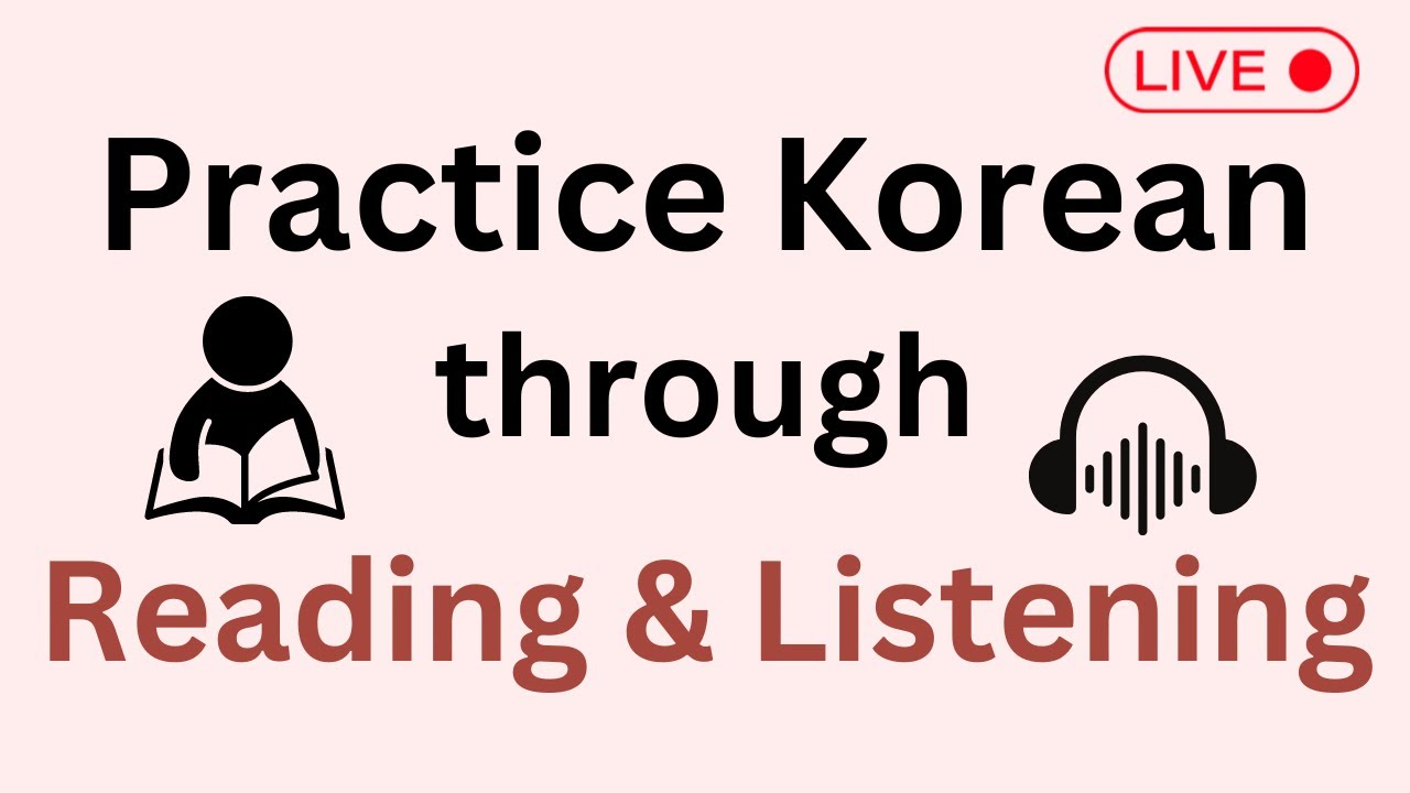 (TOPIK 1 High-level) Korean Reading & Listening Practice