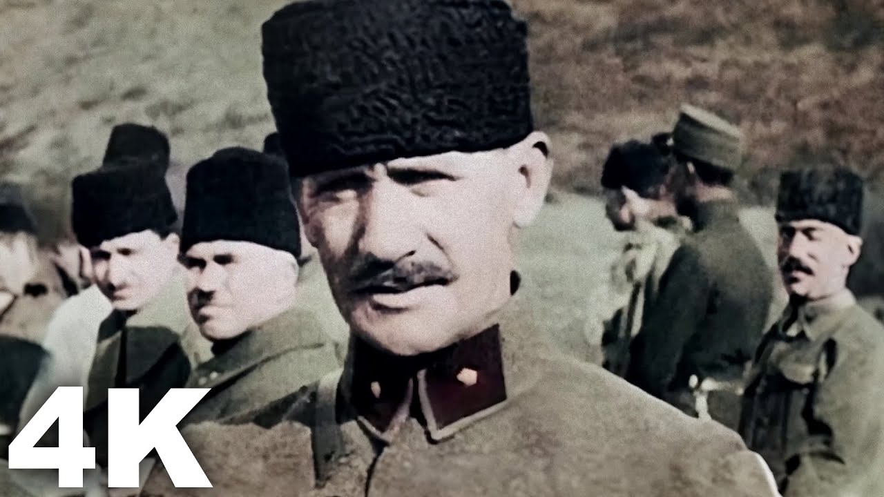 Çanakkale Savaşı Gerçek Görüntüler | 4K , Renkli