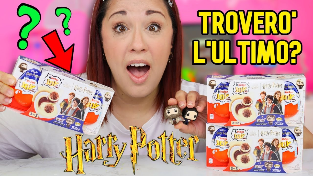 Apro ultime UOVA KINDER di HARRY POTTER! Troverò l'ultimo!?