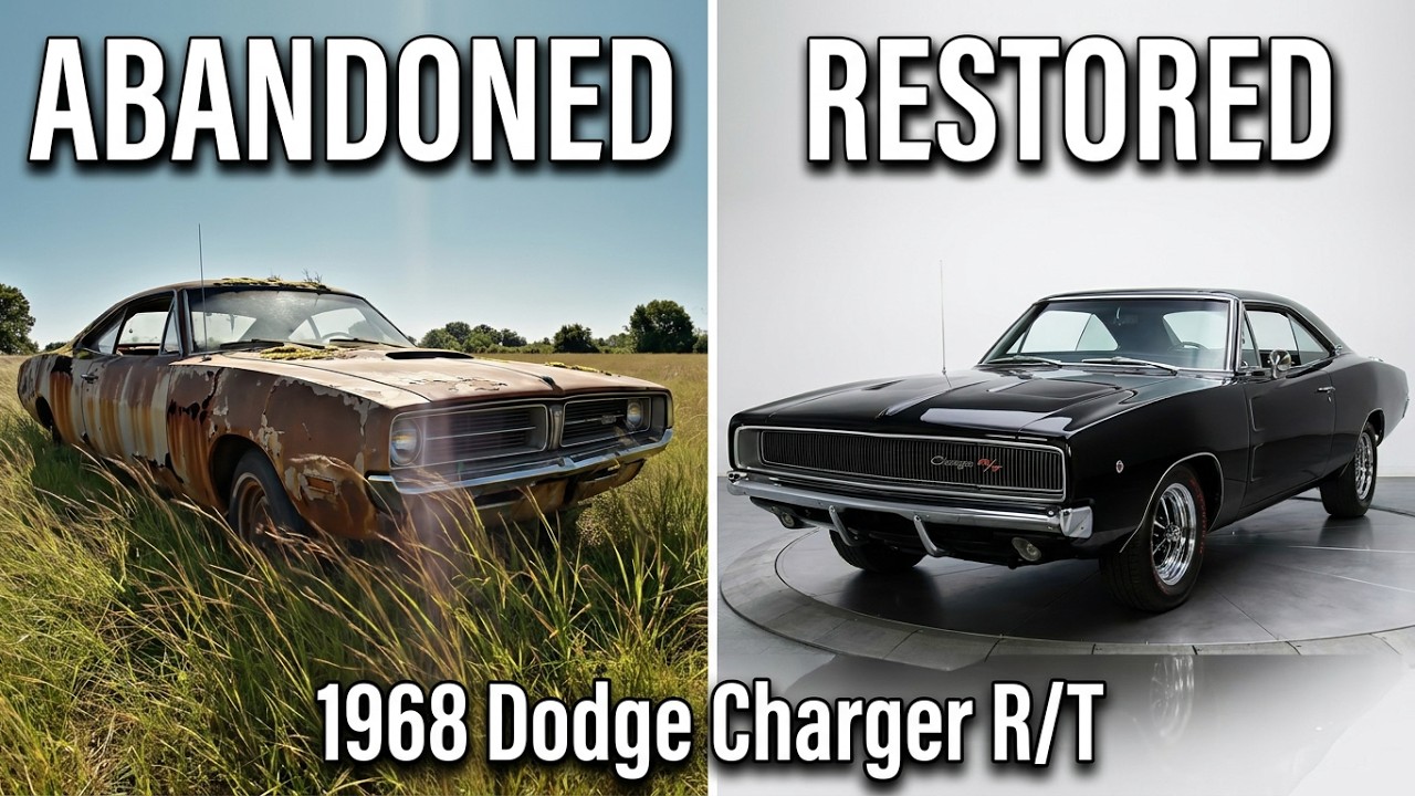 1968 Dodge Charger R/T ASMR Restoration Abandoned to BRAND NEW