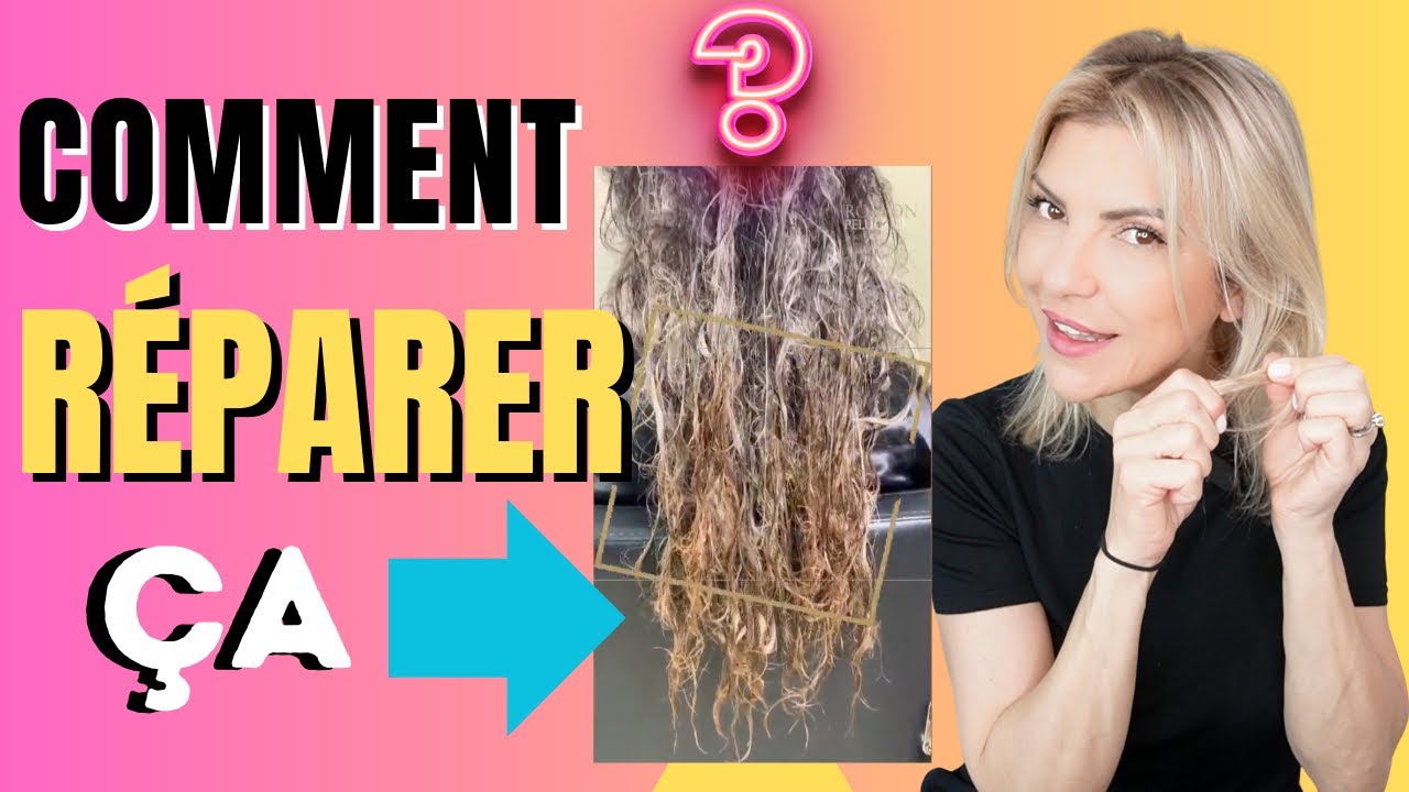 PRODUITS MIRACULEUX POUR RÉPARER LES CHEVEUX DÉCOLORÉS
