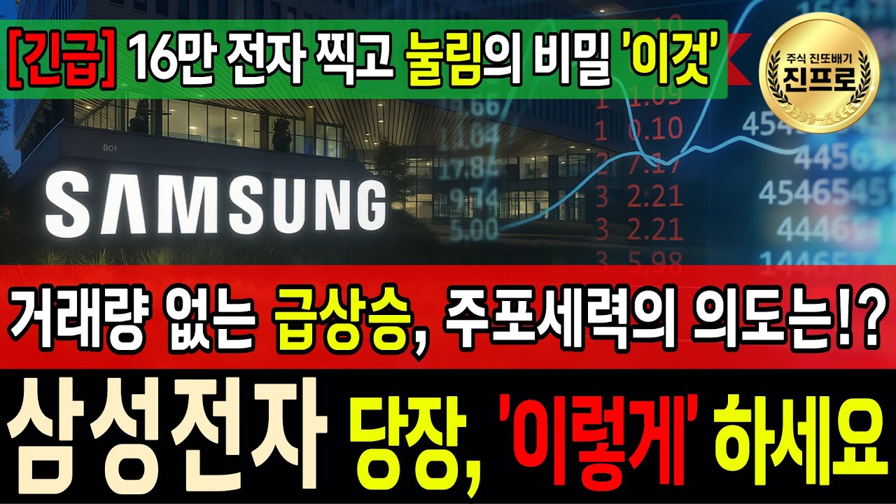 [삼성전자 주가 전망] 글로벌 증시 회복, 16만전자 도달?🔥 그 이면에 숨겨진 진실은 '이 것'!! 삼성전자 주주님들이라면 필수 시청 하세요!