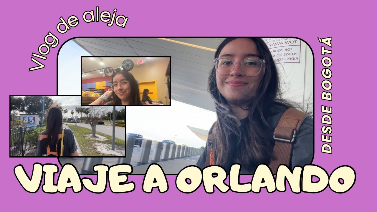VLOG viajando a ORLANDO!!!! | Aleja Beltran