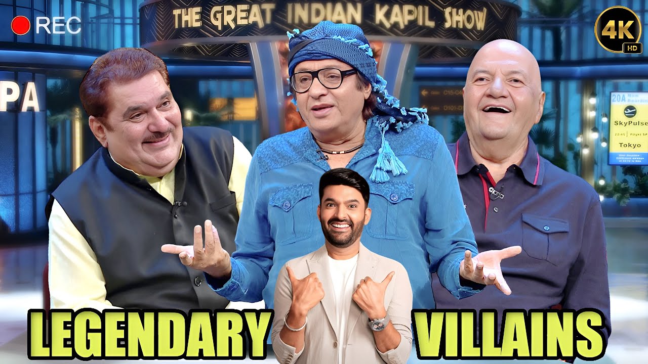 Legendary Villains Of Bollywood | Ranjeet, Prem Chopra And Raza Murad In Kapil Sharma Show