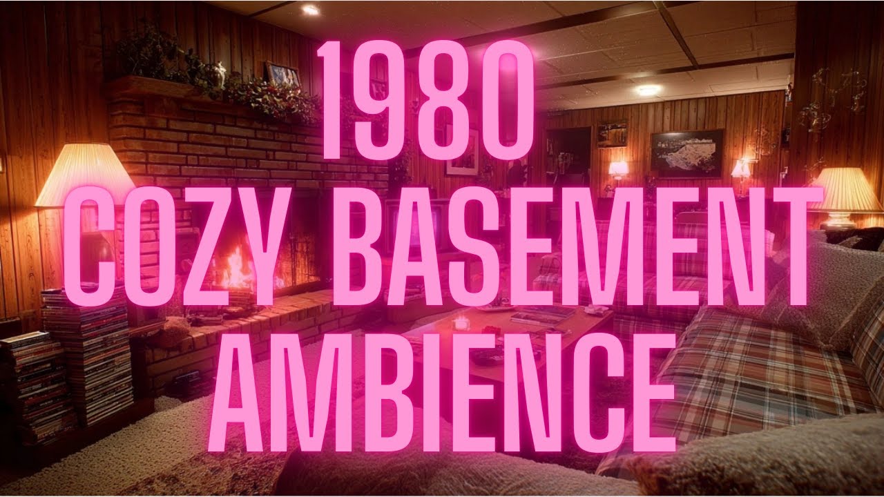 1980s Ambience | 1980s Cozy Basement – Nostalgic Retro Background for Studying, Relaxing & Escaping