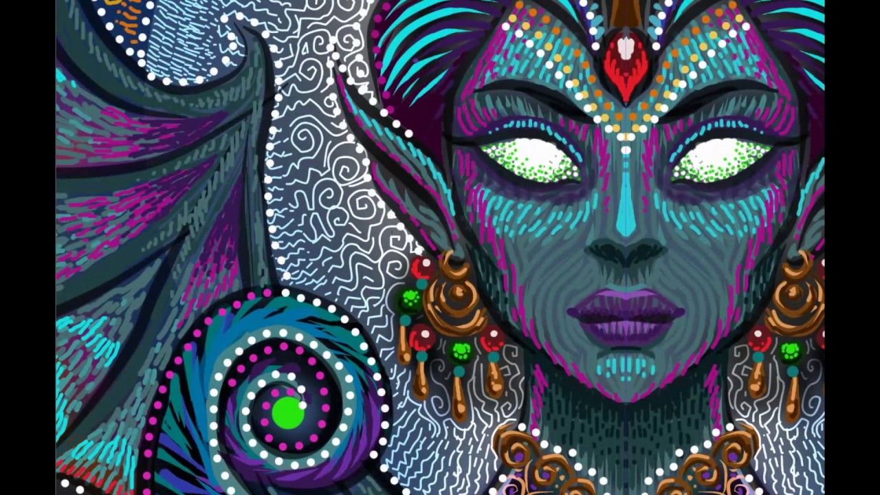 Watch Me Create: Dark Fairy Mandala - Speed paint in Clip Studio Paint by Cristina McAllister