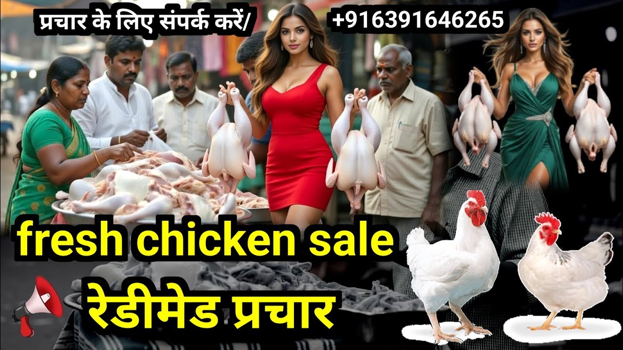 चिकन बेचने का बेस्ट प्रचार | मार्केट और गली के लिए | murga meet ka prachar
