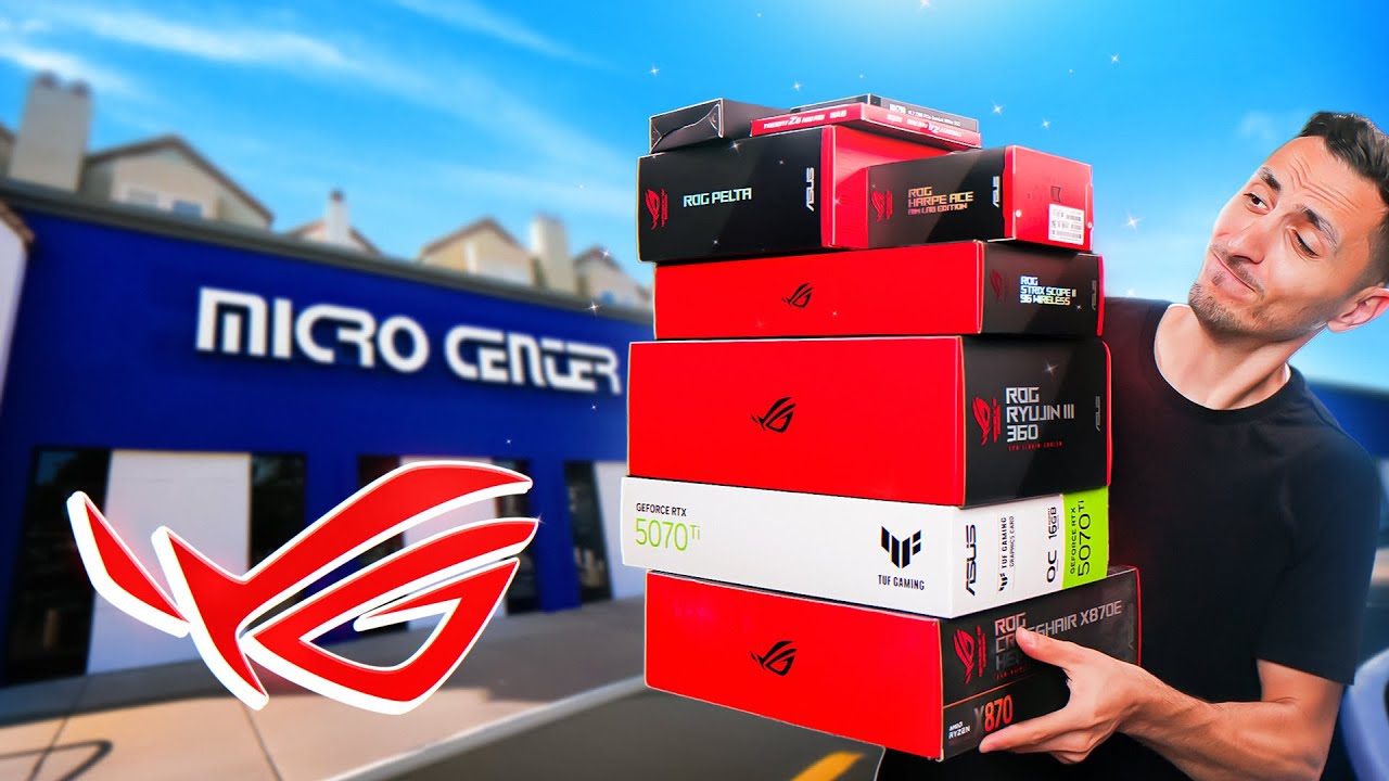 Building an All ASUS Gaming PC Setup!